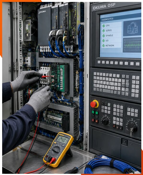 Ремонт систем ЧПУ Okuma OSP в Иркутске